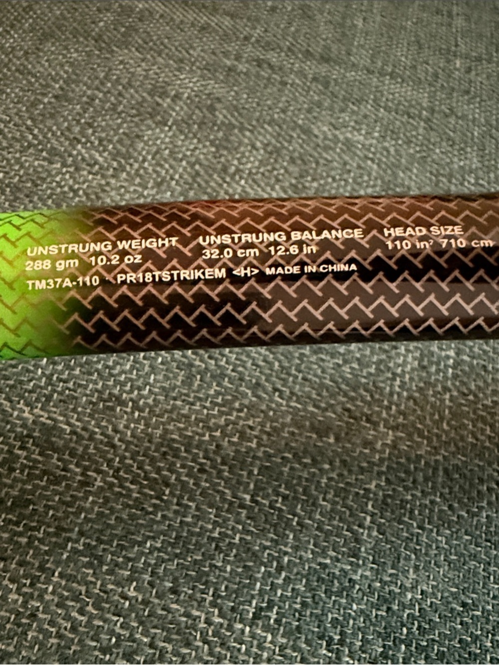 Prince Thunder Strike 110 Tennis Racket (Racquet)! - Picture 13 of 14